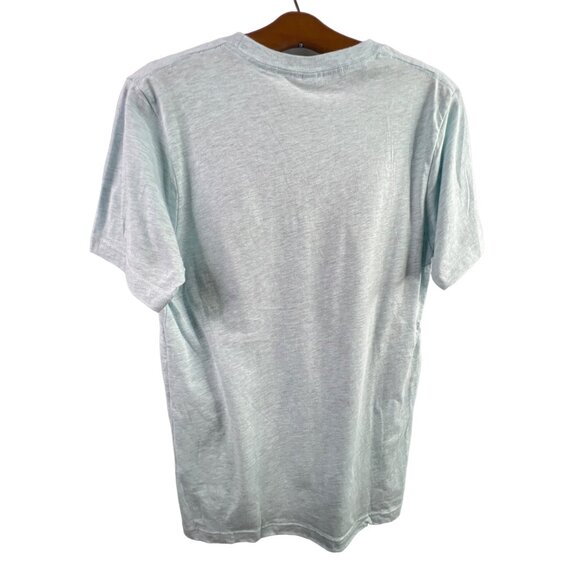 Breckenridge T-Shirt Medium Light Gray Cotton Blend Mountains Graphic Crewneck - Picture 2 of 5